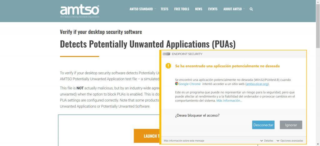 Comprobar Potentially Unwanted Applications (PUA)